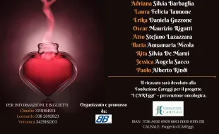 locandina con spettacolo 9 marzo