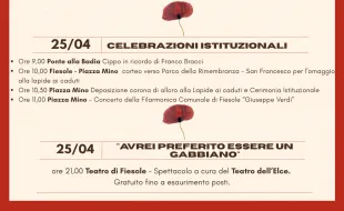 eventi 24 e 25 aprile 2026