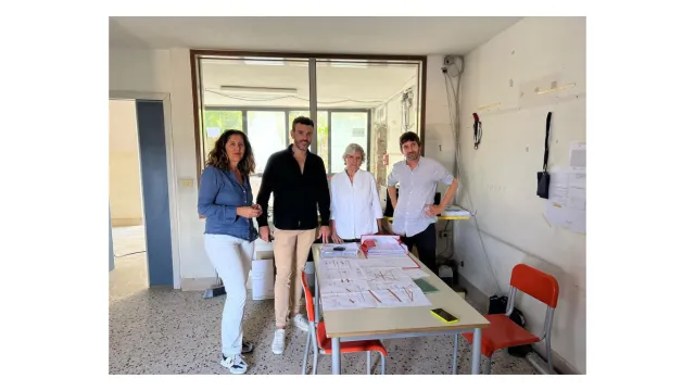 notizia lavori alle scuole di Girone