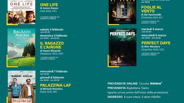 il programma da gennaio a marzo