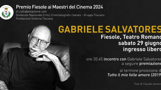 grafica Premio Ai Maestri del Cinema Fiesole 2024 