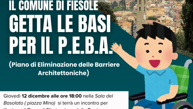 getta le basi per il PEBA- locandina