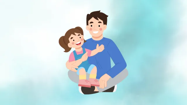 bambina e babbo