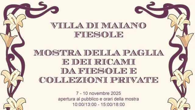 Programma iniziativa Villa di Maiano