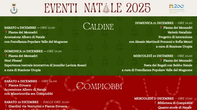Locandina Eventi Natale 2025
