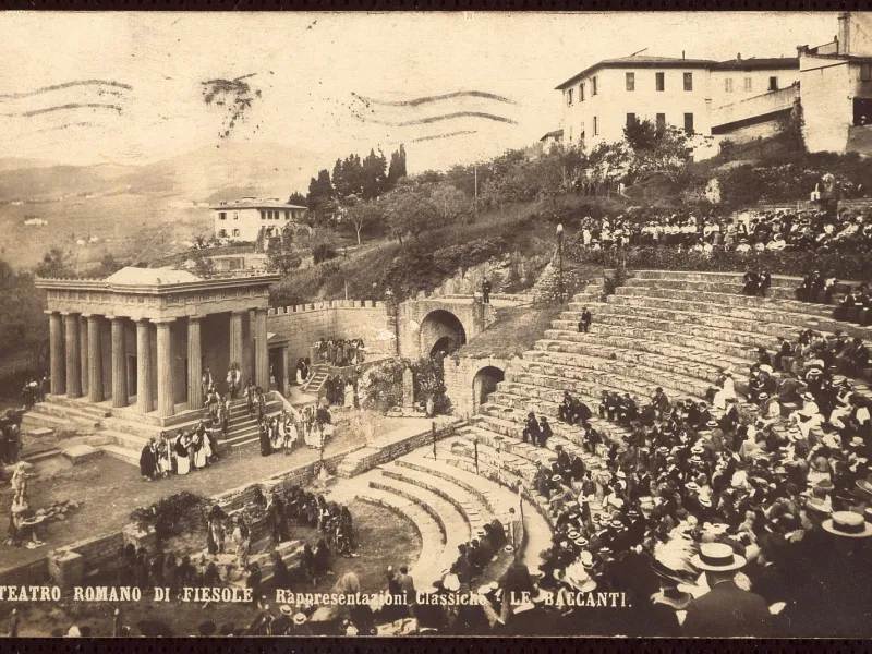 foto d'epoca teatro Fiesole