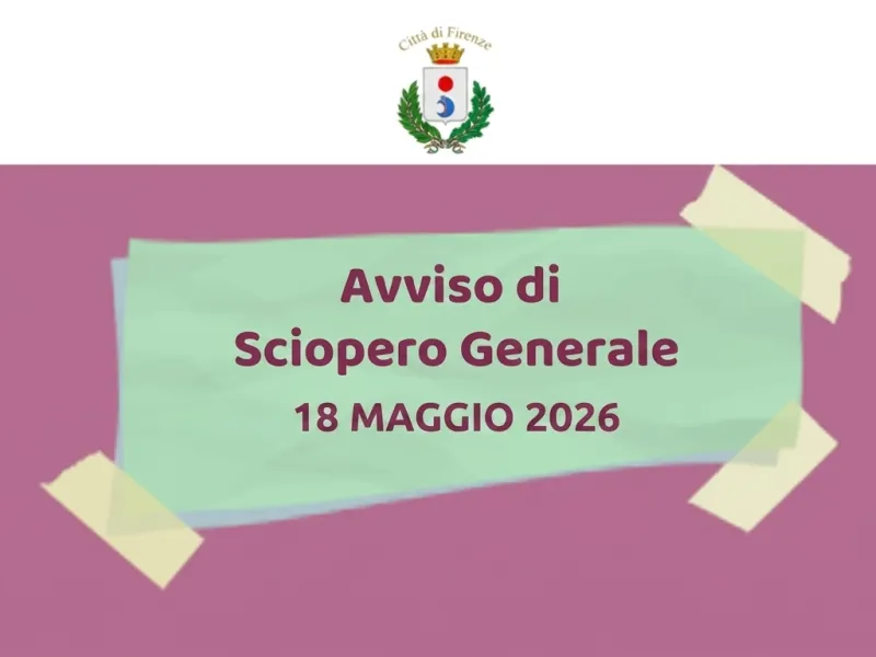 SCIOPERO GENERALE 18 MAGGIO 2026